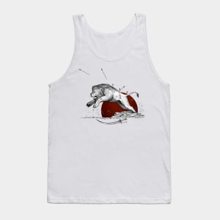 Angry-lion Tank Top